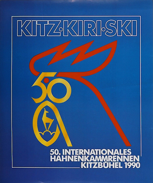 1990, Dietmar Kainrath (Rennfahrer mit Gockelsilhouette)