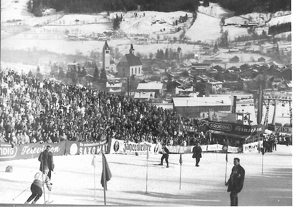 1961, Slalom am Ganslern. Foto: © copyright!