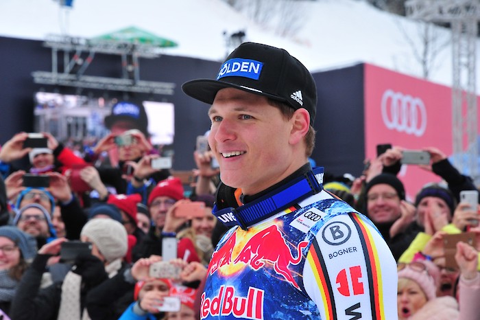 Portrait of Dressen, the Downhill winner: the new Hero of the Streif