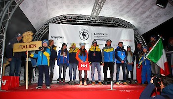 Nationeneinmarsch- Longines Future Hahnenkammrennen Champion