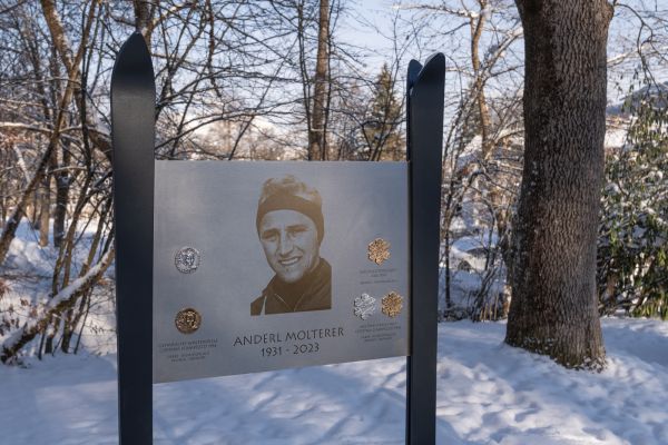 Anderl Molterer Memorial in the Legends Park