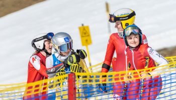 Österreichs Ski-Nachwuchs auf der Streif