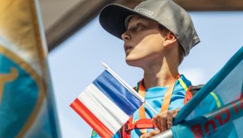 France’s Superheroes Celebrate on the Hahnenkamm