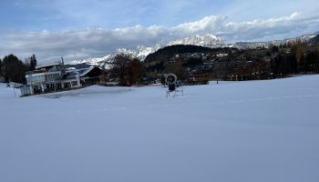 Kitzbühel early onset of winter - A first look at Streif and Ganslern