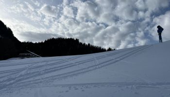 Kitzbühel early onset of winter - A first look at Streif and Ganslern