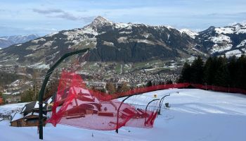 Kitzbühel early onset of winter - A first look at Streif and Ganslern