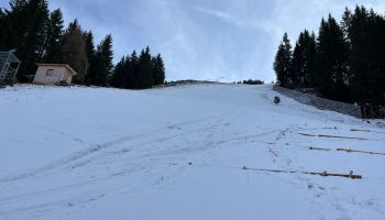 Kitzbühel early onset of winter - A first look at Streif and Ganslern