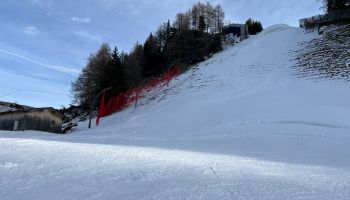 Kitzbühel early onset of winter - A first look at Streif and Ganslern