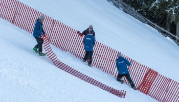 Im Einsatz für die Sicherheit der Athleten