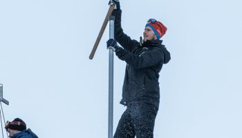 Im Einsatz für die Sicherheit der Athleten