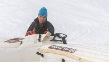 Reges Treiben entlang der (fast) rennfertigen Streif