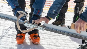 Mit dem Winkelmesser auf der Streif