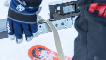 Mit dem Winkelmesser auf der Streif