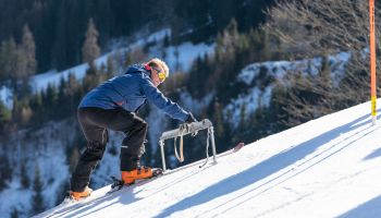 Mit dem Winkelmesser auf der Streif