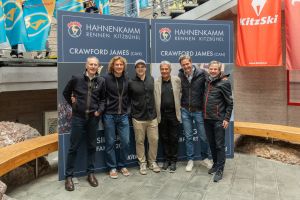 Ski-Kanada feiert auf dem Hahnenkamm