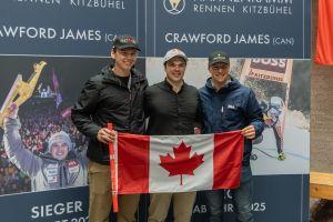 Ski-Kanada feiert auf dem Hahnenkamm