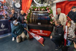 Ski-Kanada feiert auf dem Hahnenkamm