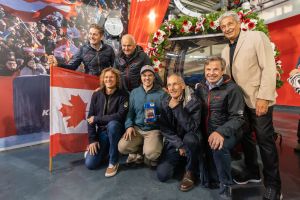 Ski-Kanada feiert auf dem Hahnenkamm