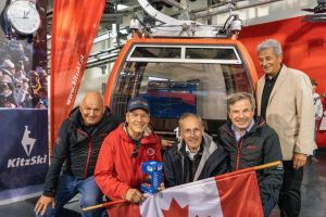 Ski-Kanada feiert auf dem Hahnenkamm