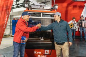 Ski-Kanada feiert auf dem Hahnenkamm