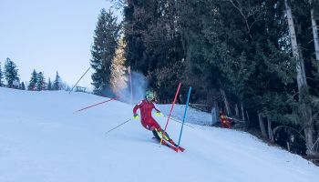 Slalom Elite Train on Ganslern Hill