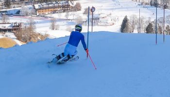 Slalom Elite Train on Ganslern Hill