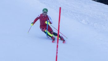 Slalom Elite Train on Ganslern Hill