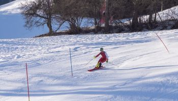Slalom Elite Train on Ganslern Hill