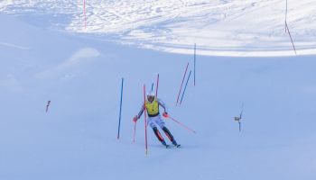 Slalom Elite Train on Ganslern Hill