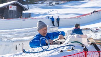 Die Streif genießt die Ruhe