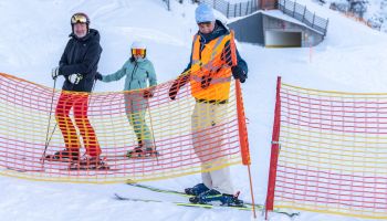 Die Pisten-Security bei der Arbeit