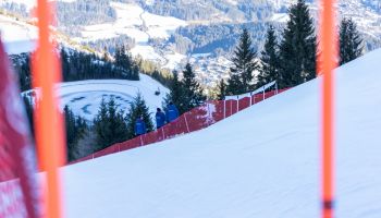 The Streif is bathed in sunshine: Kitzbühel is good to go