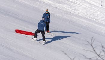 The Streif is bathed in sunshine: Kitzbühel is good to go