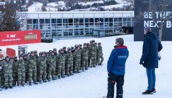 94 Soldiers Support the Races