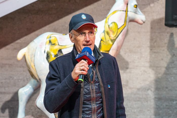 OK-Chef und KSC-Präsident Michael Huber