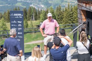 Golf-Stars auf der Streif